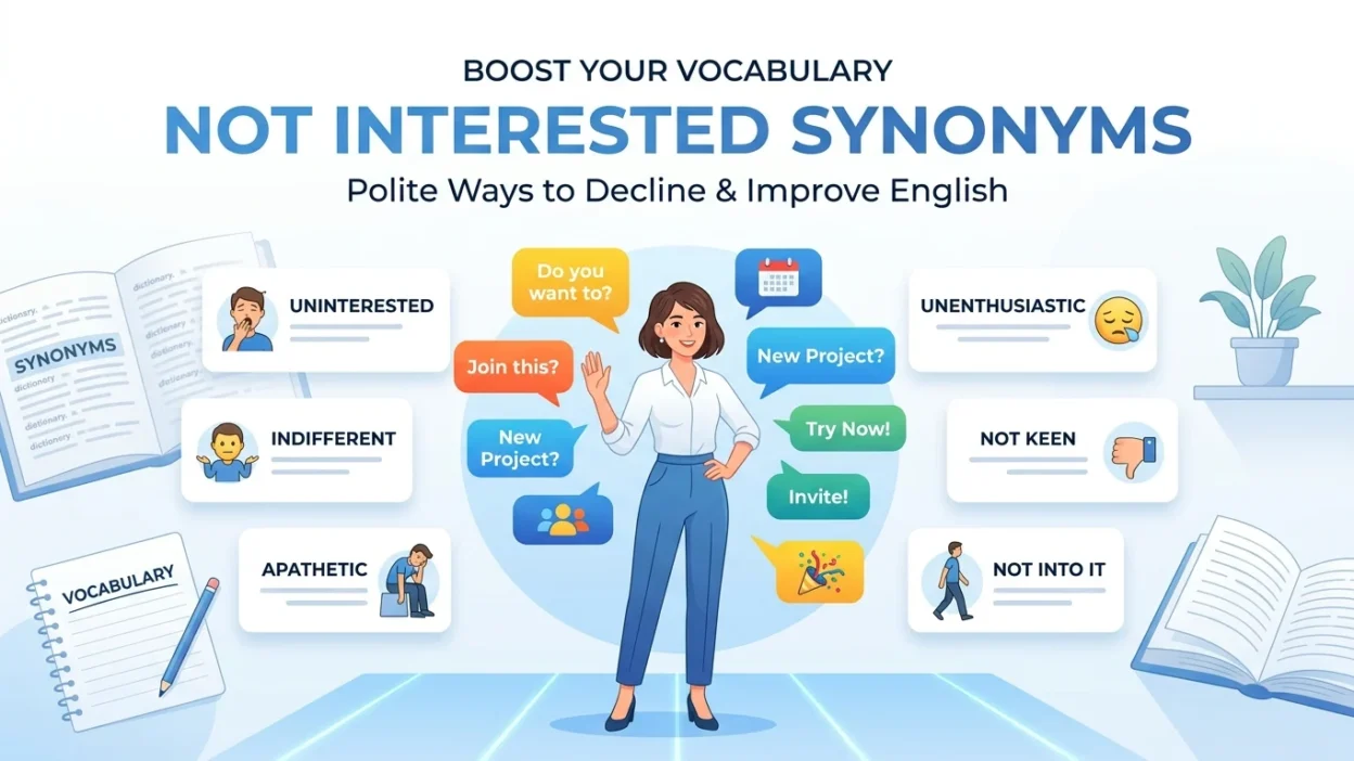 Not Interested Synonyms