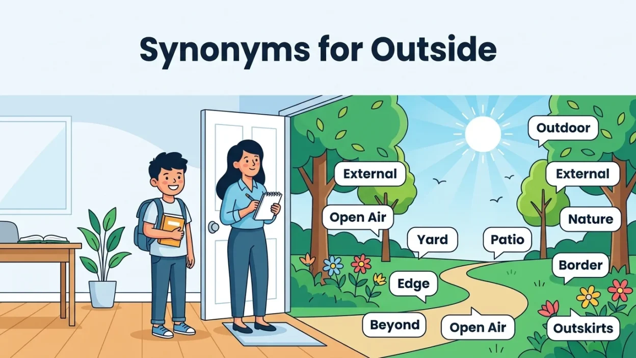 Synonyms for Outside