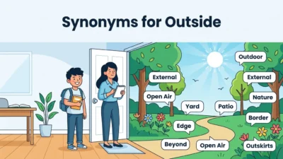 Synonyms for Outside