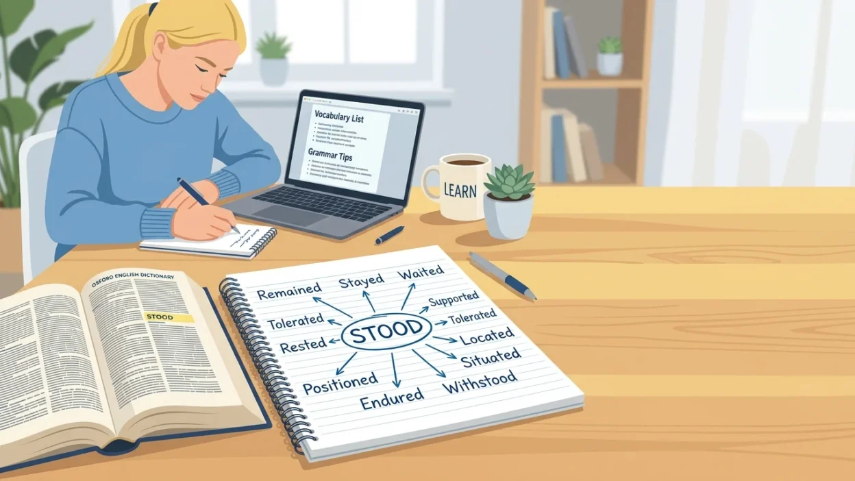 Synonyms for Stood