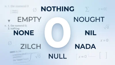 Synonyms of Zero