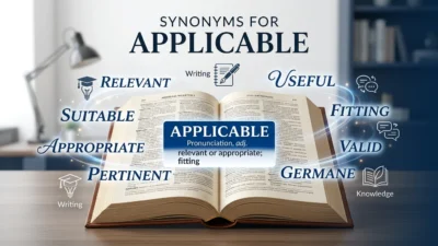 Synonyms for Applicable