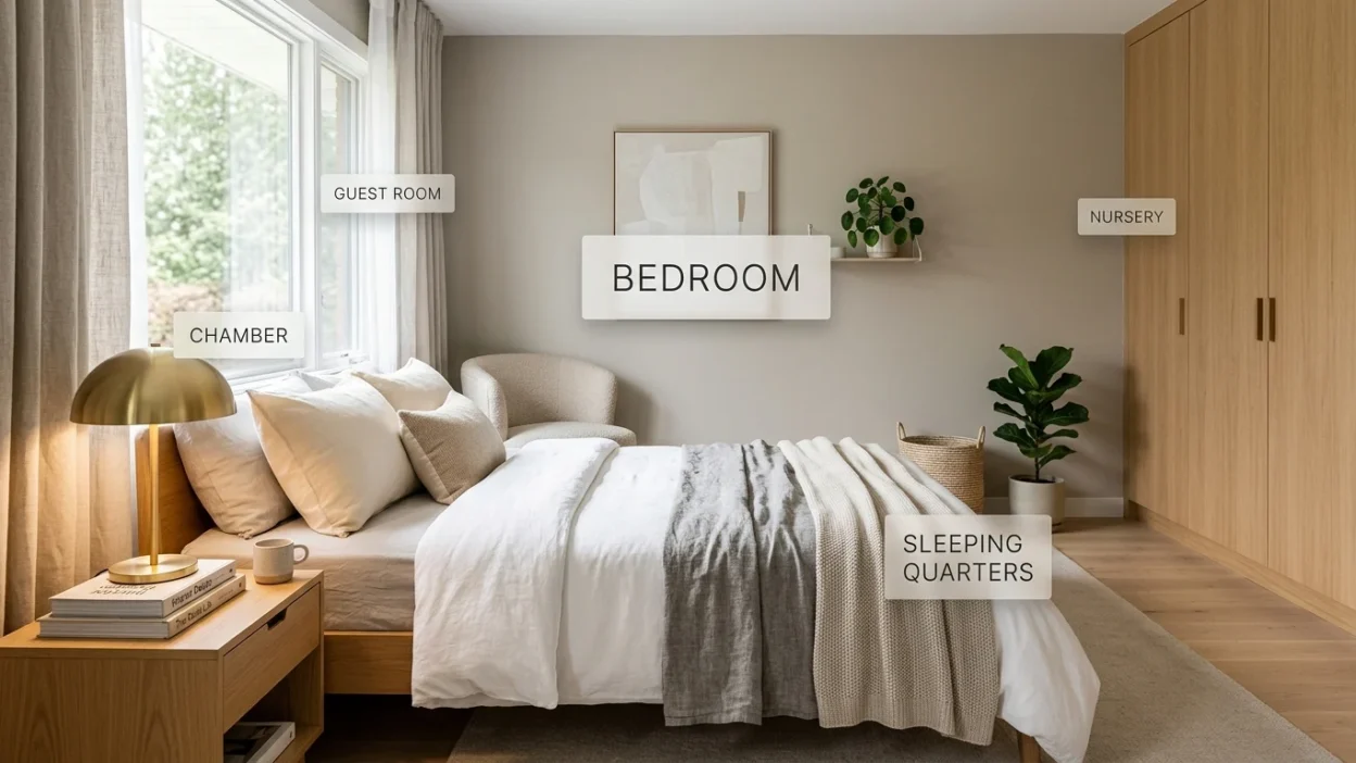Synonyms for Bedroom
