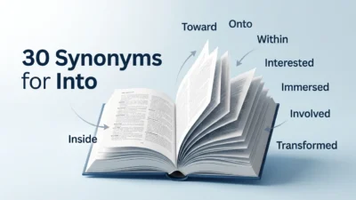 Synonyms for Into
