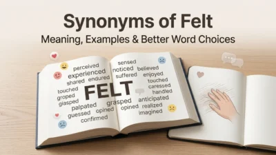 Synonyms of Felt