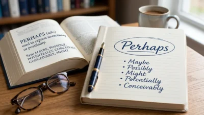 Synonyms of Perhaps