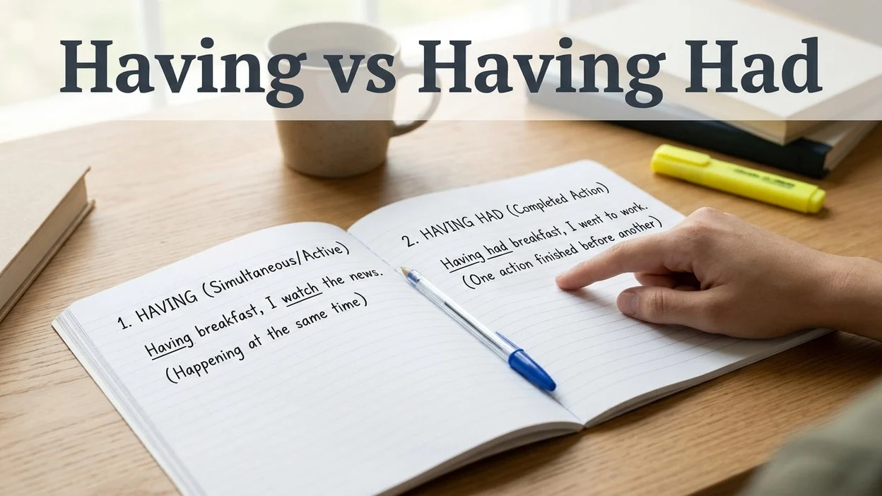 having vs having had
